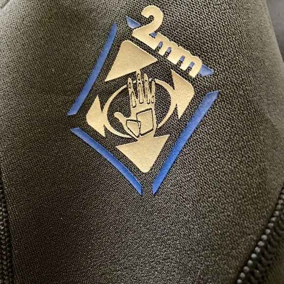 NWOT, Men's SZ L, BODY GLOVE Water Surf Suit, 2mm Method in Navy & Charcoal Gray - Picture 5 of 6